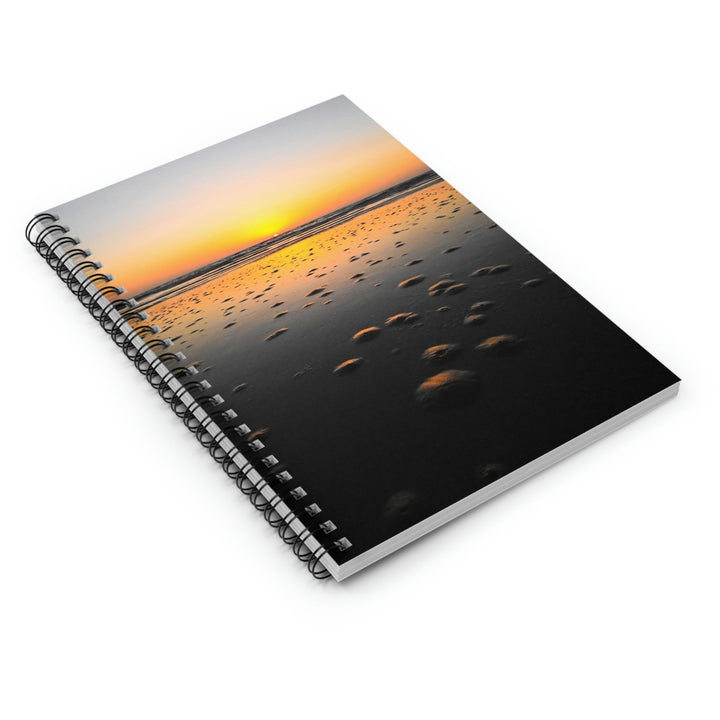 Burrows at Sunrise - Spiral Ruled Line Notebook - Visiting This World