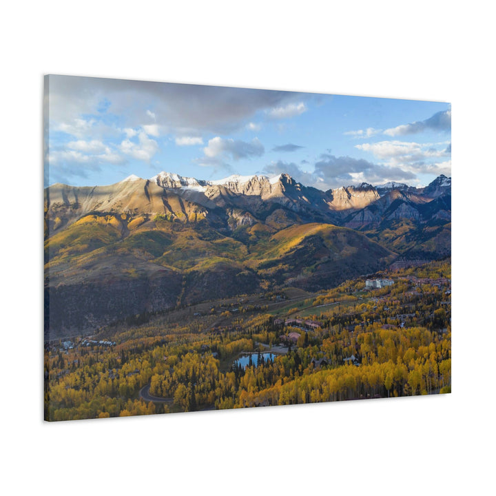 Glowing Mountainside - Canvas