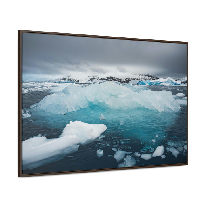 Floating Ice - Canvas with Frame