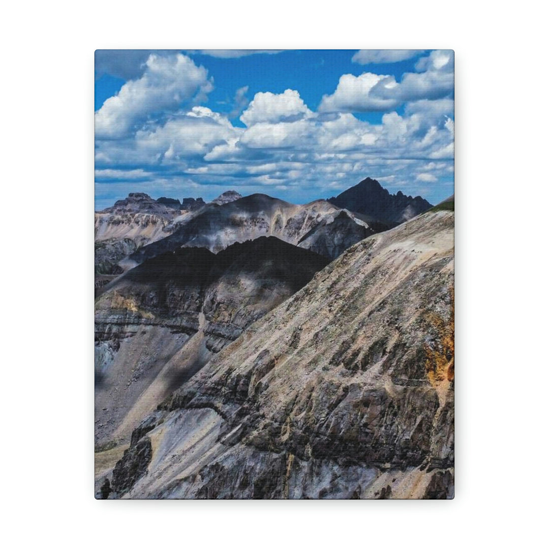 Imogene Pass From the Air - Canvas