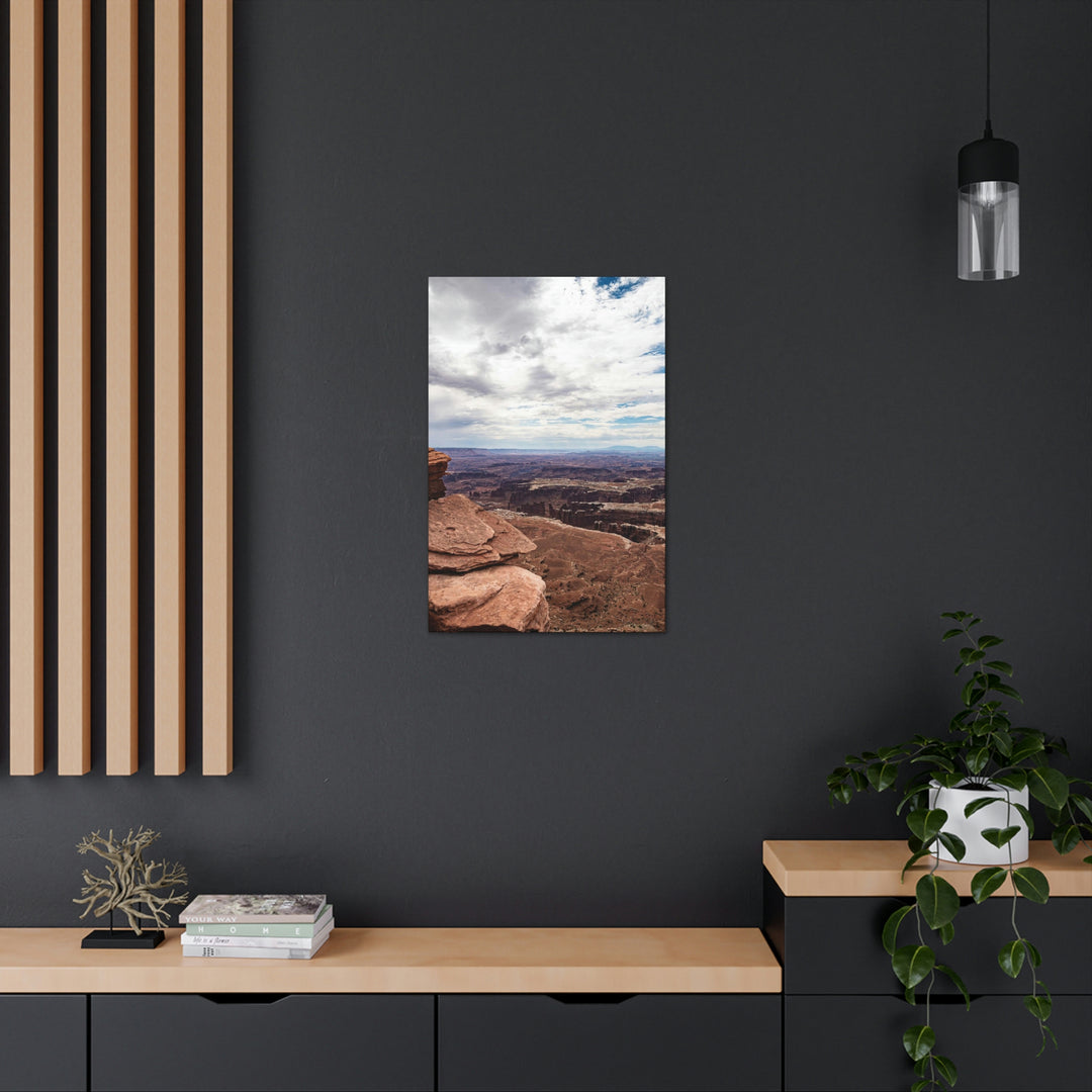 The Canyon Below - Canvas