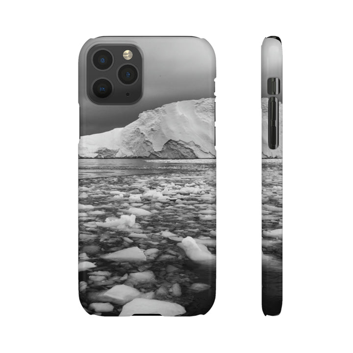 Lane of Ice In Black and White - Phone Case