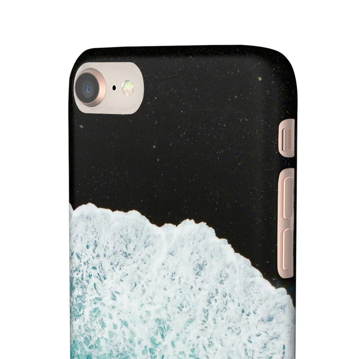 A Wave on Volcanic Sand - Phone Case