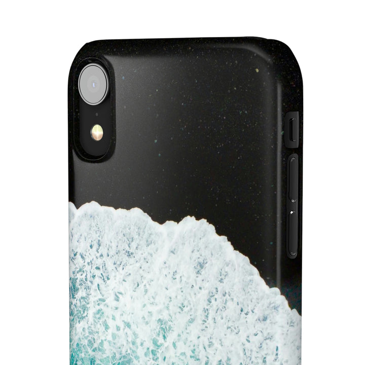 A Wave on Volcanic Sand - Phone Case