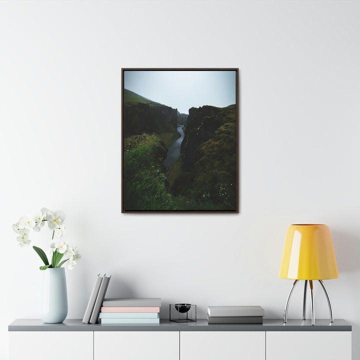 A View of the River - Canvas with Frame