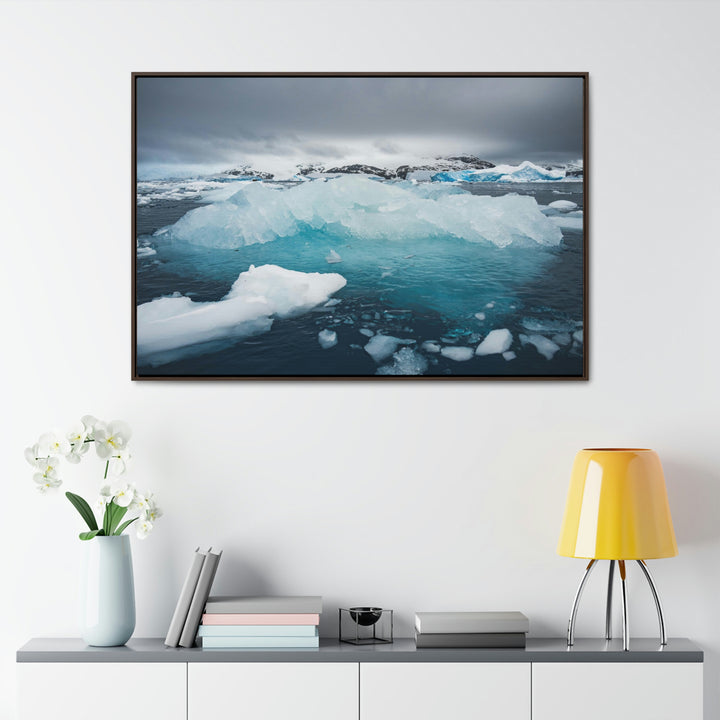 Floating Ice - Canvas with Frame