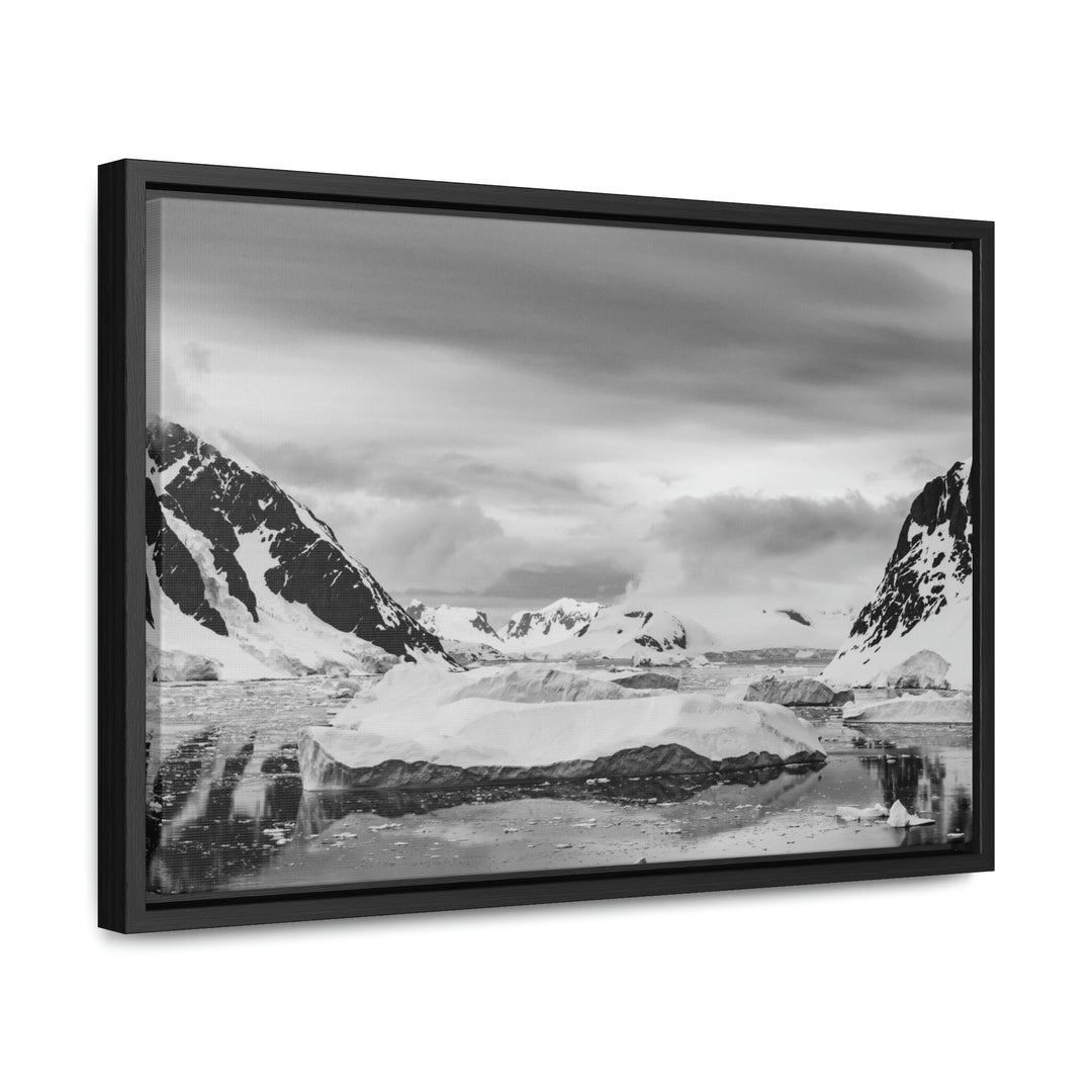 A Still Day in Black and White - Canvas with Frame