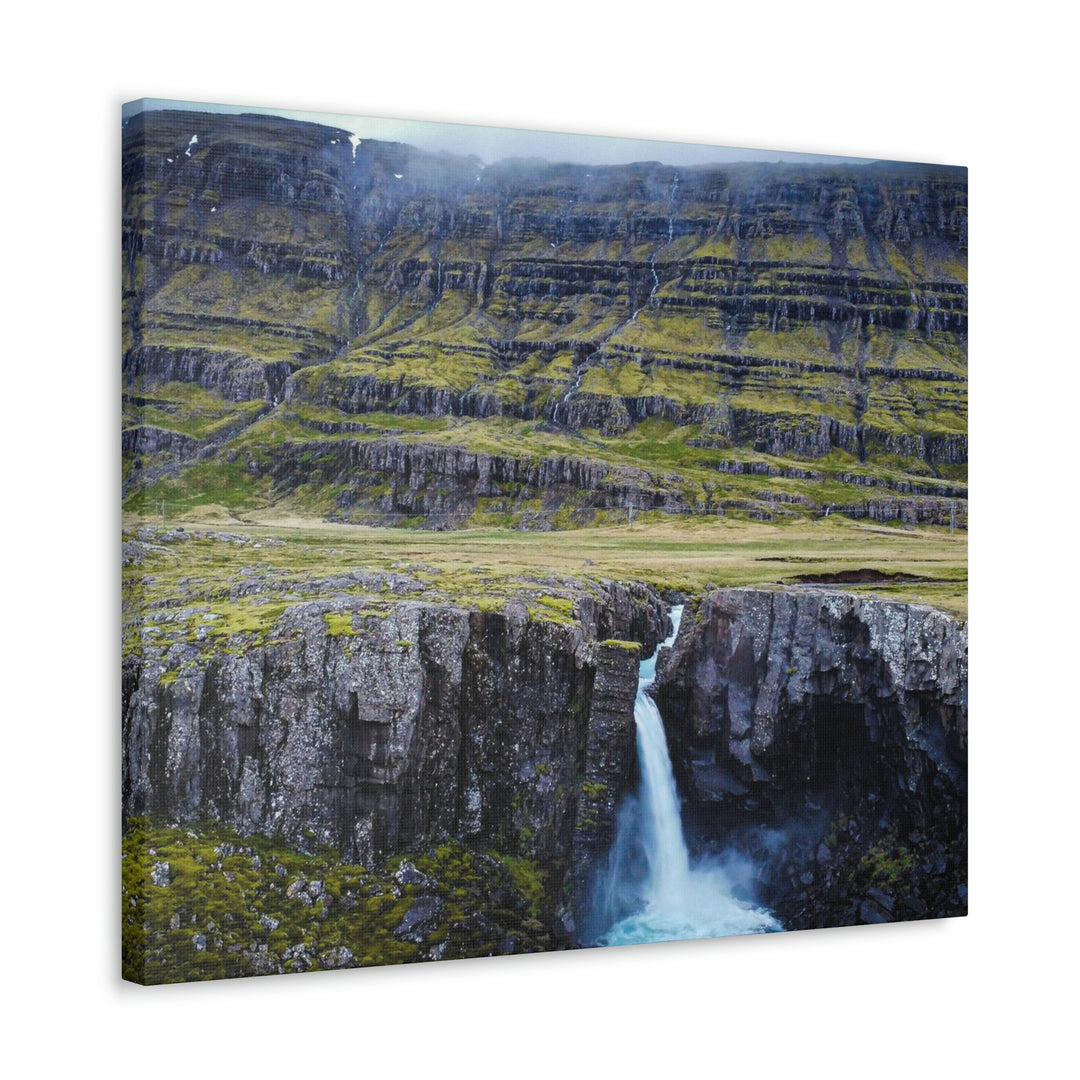 A Remote Waterfall - Canvas