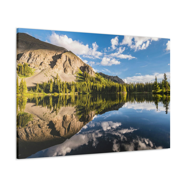 Mountain Scene Reflected - Canvas