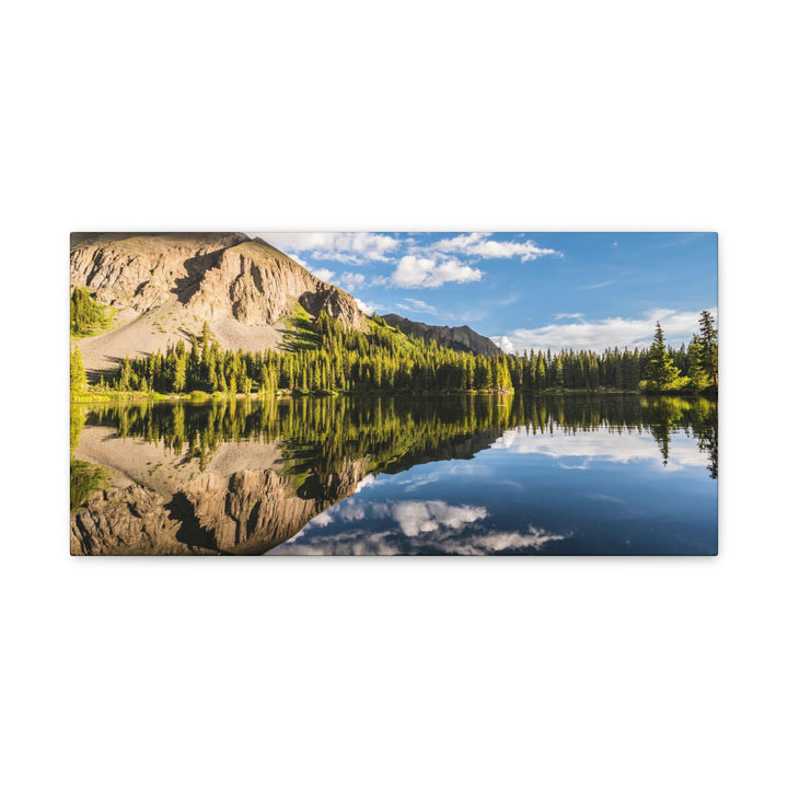 Mountain Scene Reflected - Canvas