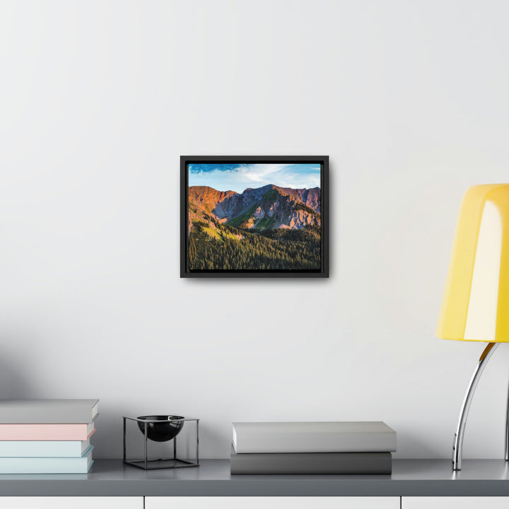 Fading Mountain Light - Canvas with Frame