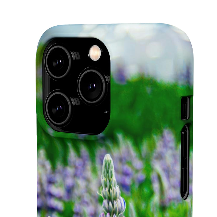 Glowing Lupin with Mountains - Phone Case