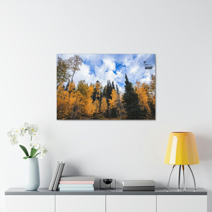 Chairlift in Suspension - Canvas