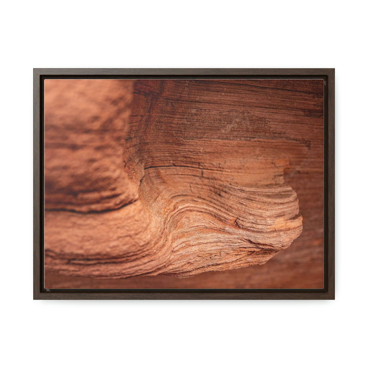 Sedimentary Rock Curves - Canvas with Frame