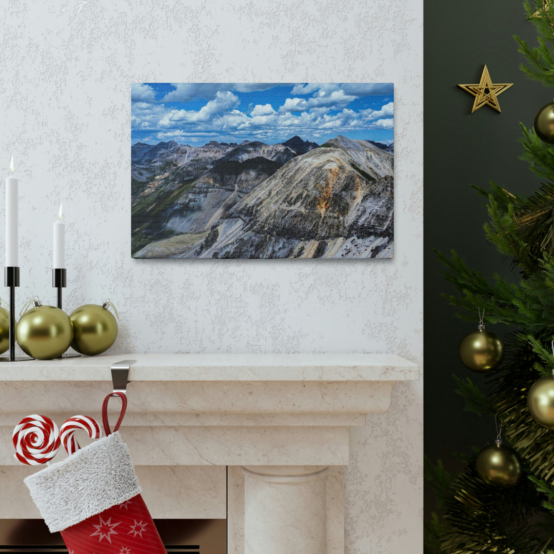 Imogene Pass From the Air - Canvas