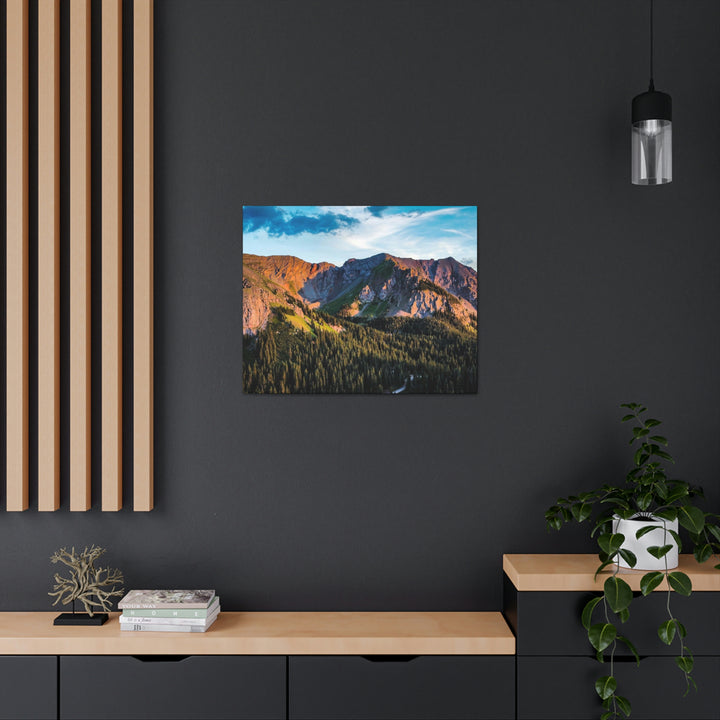 Fading Mountain Light - Canvas