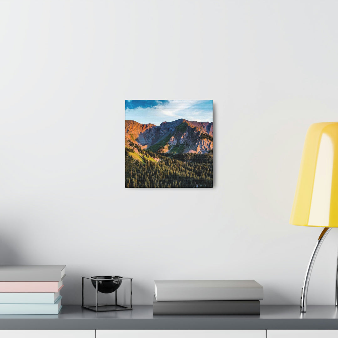 Fading Mountain Light - Canvas