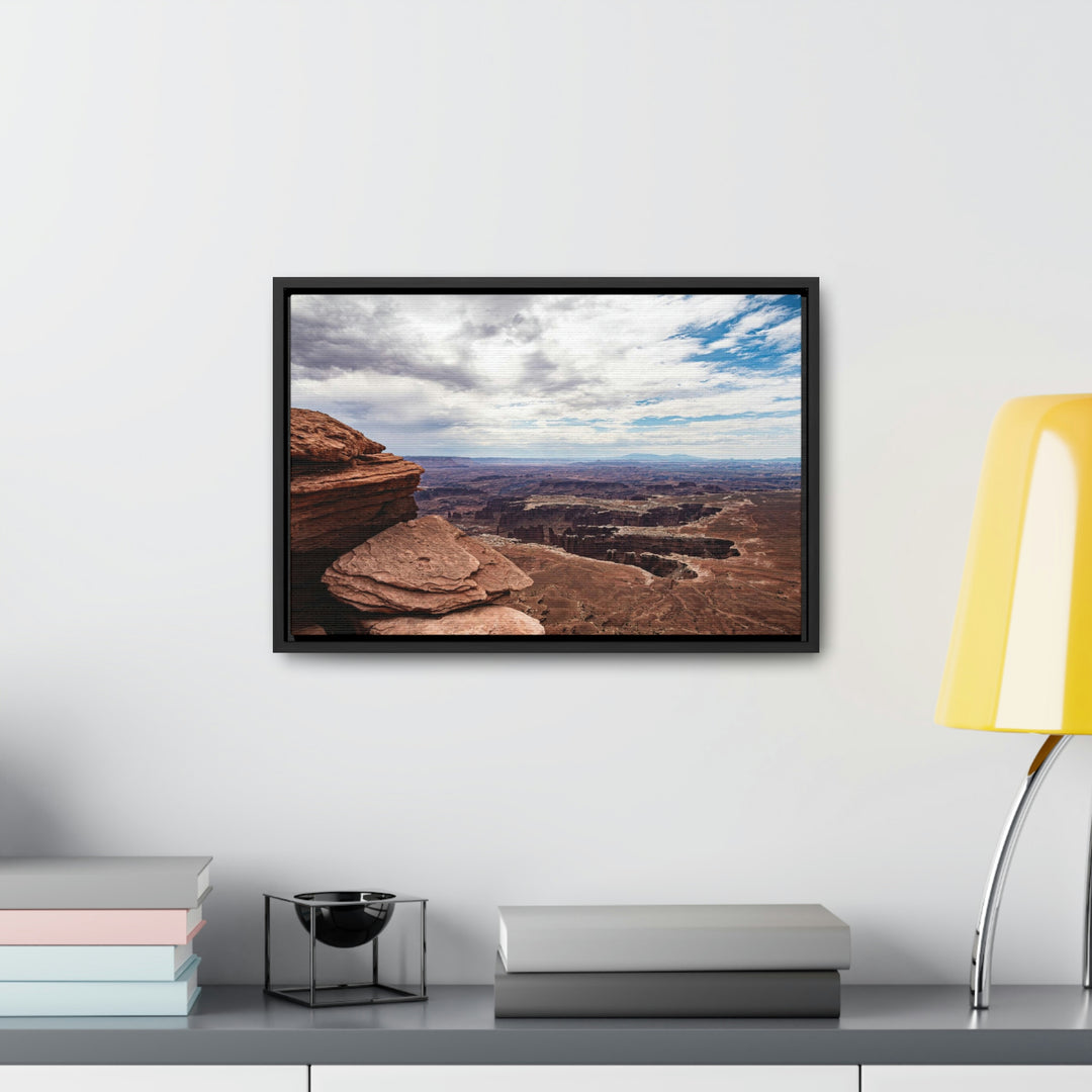 The Canyon Below - Canvas with Frame