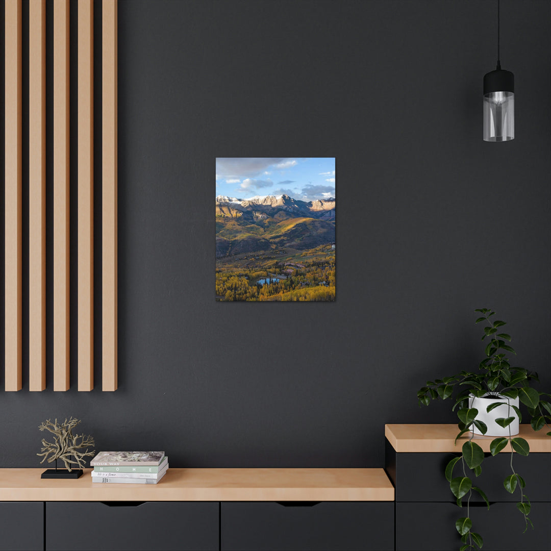 Glowing Mountainside - Canvas