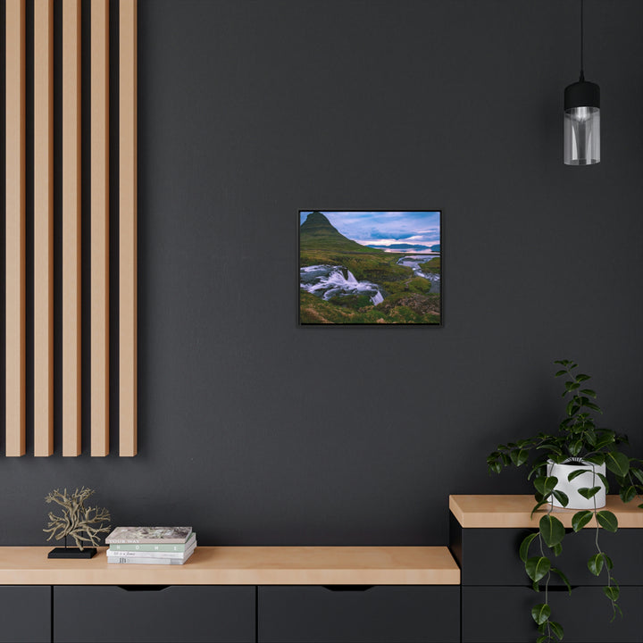 An Icelandic Sunset - Canvas with Frame