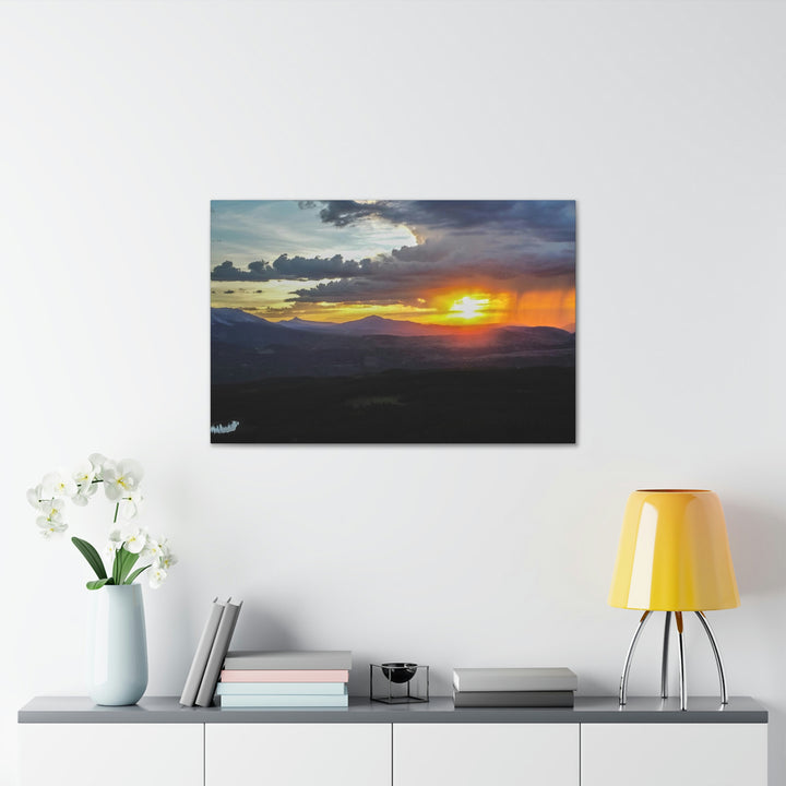 Rainy Sunset - Canvas