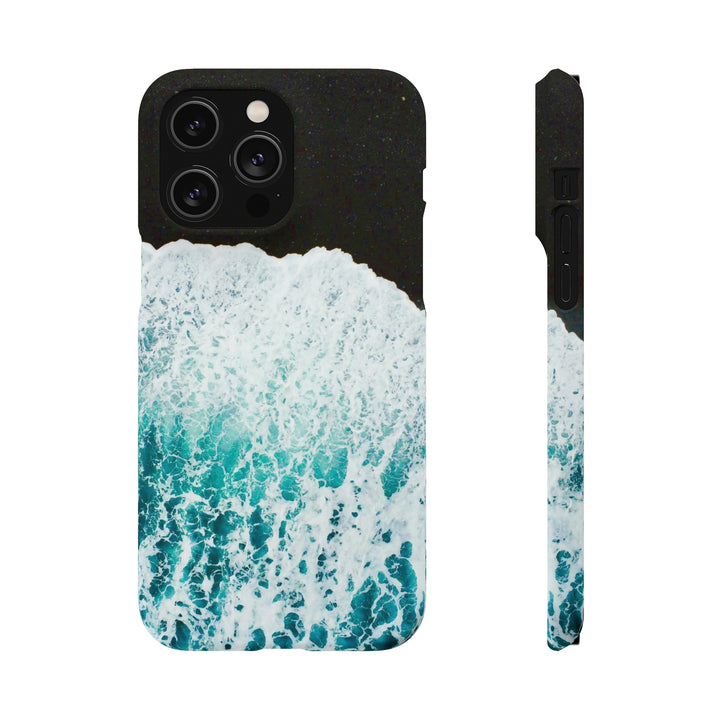 A Wave on Volcanic Sand - Phone Case