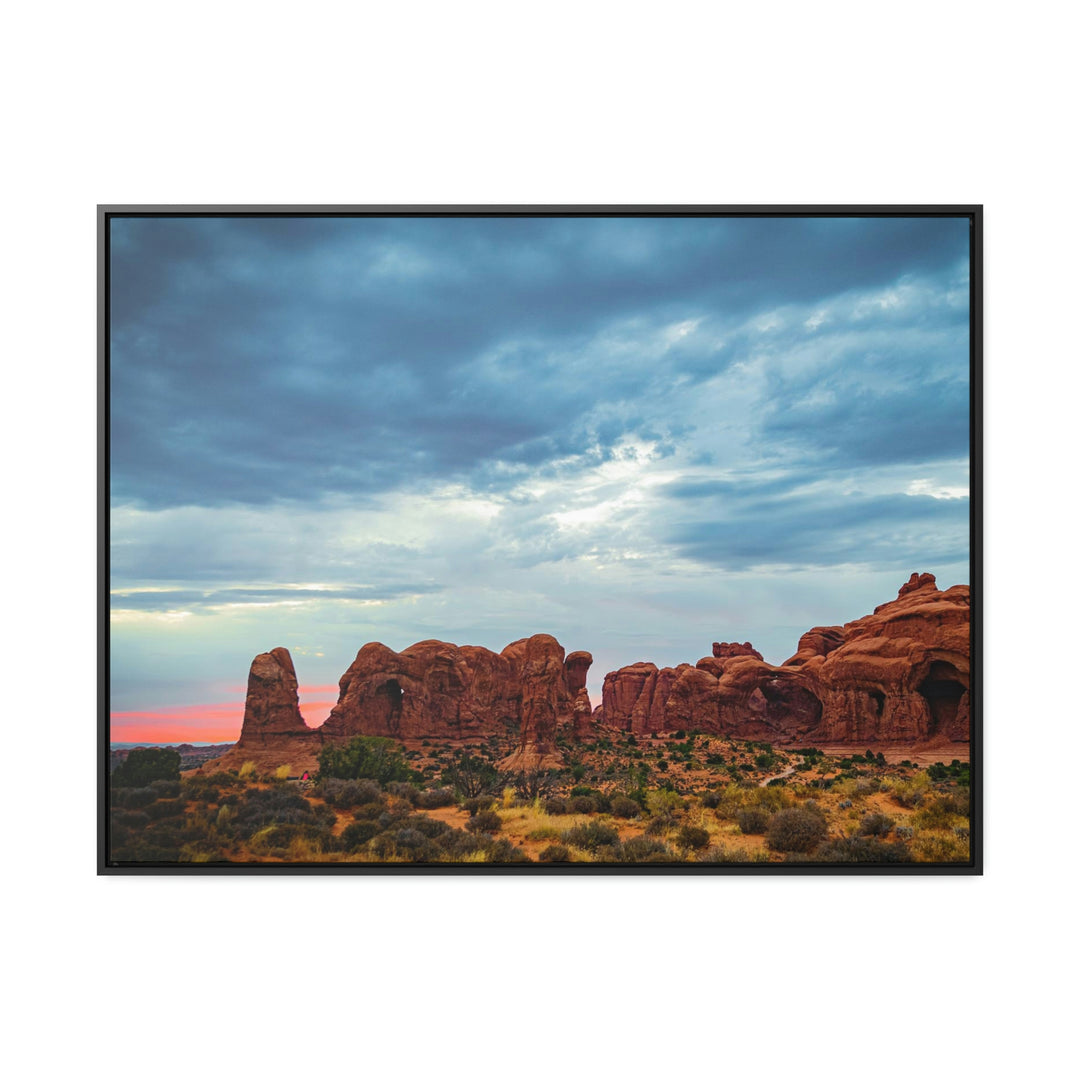 Arches at Sunset - Canvas with Frame