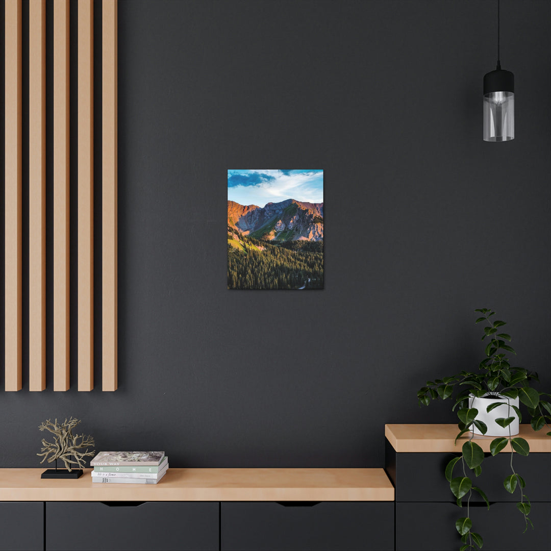 Fading Mountain Light - Canvas