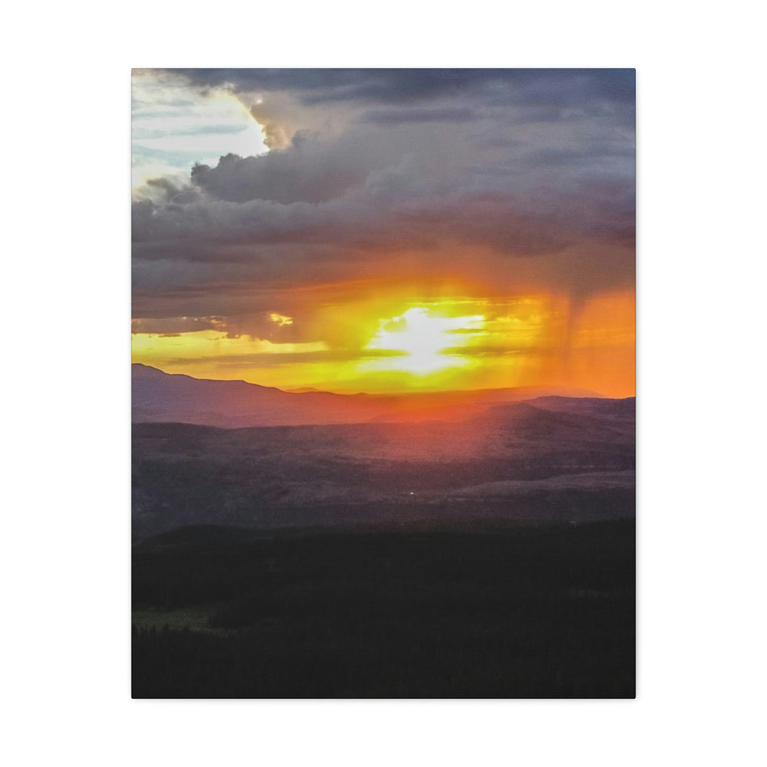 Rainy Sunset - Canvas