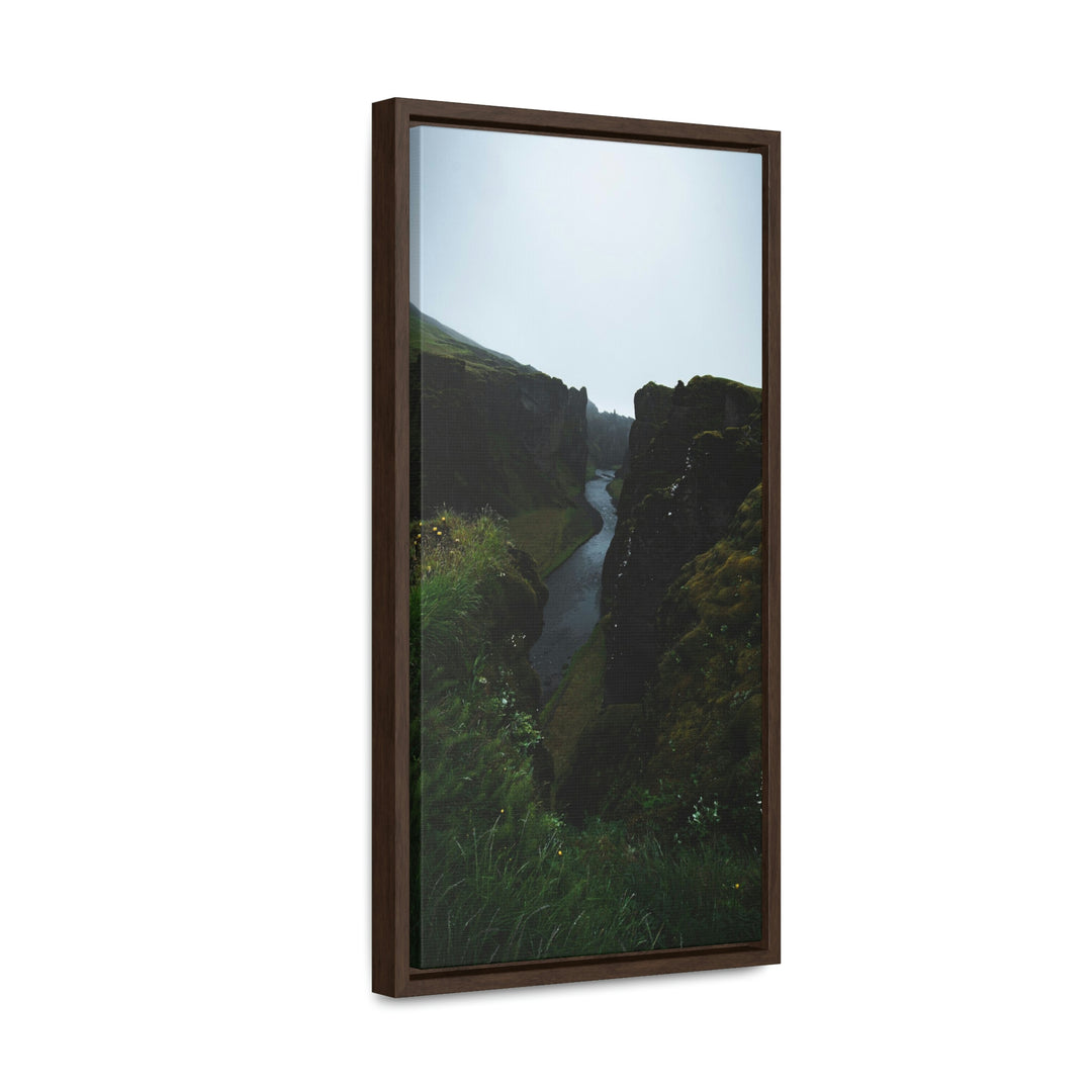 A View of the River - Canvas with Frame