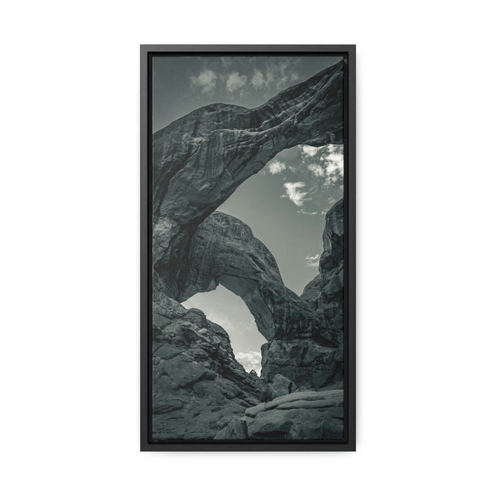 Natural Frames Part 4 in Black and White - Canvas with Frame