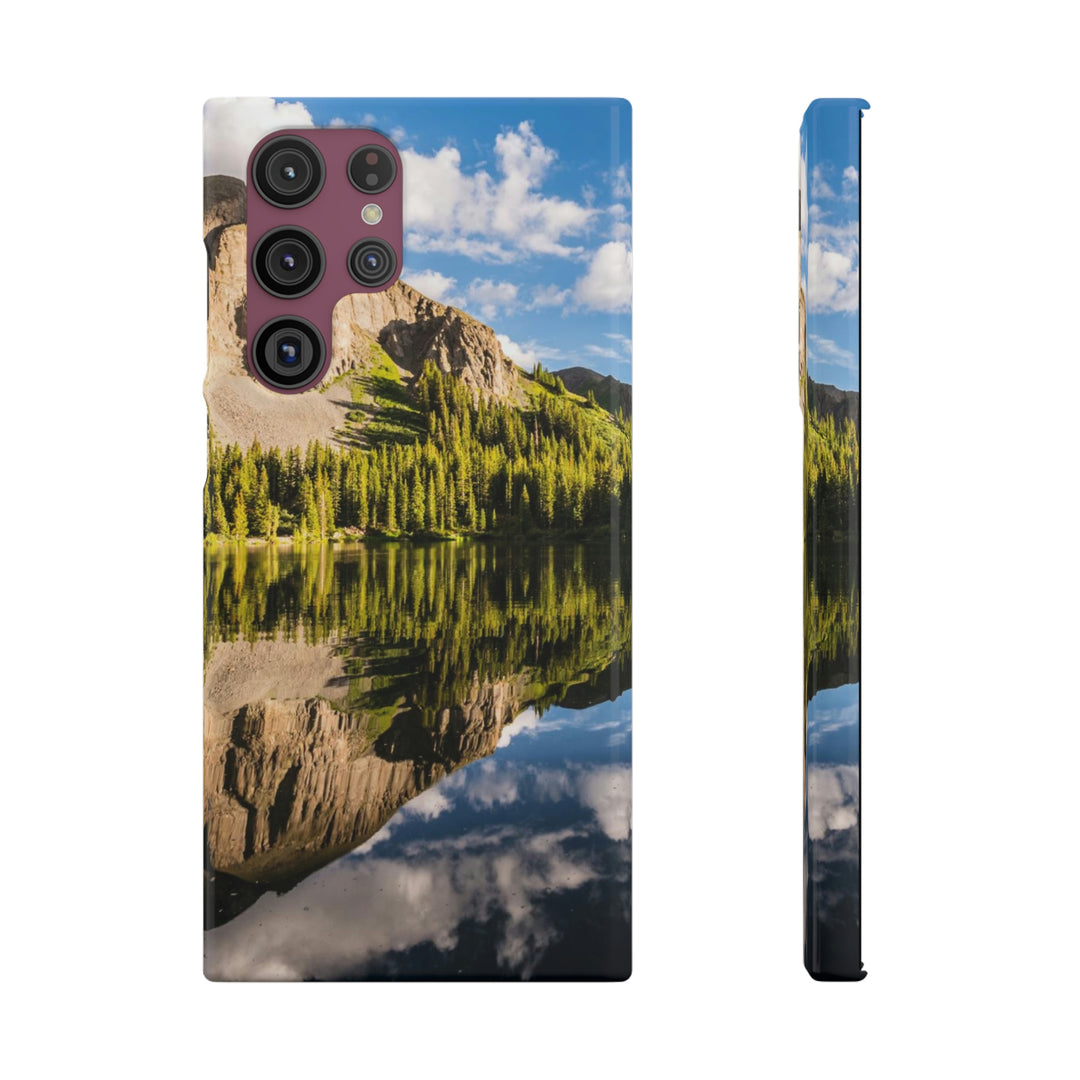 Mountain Scene Reflected - Phone Case