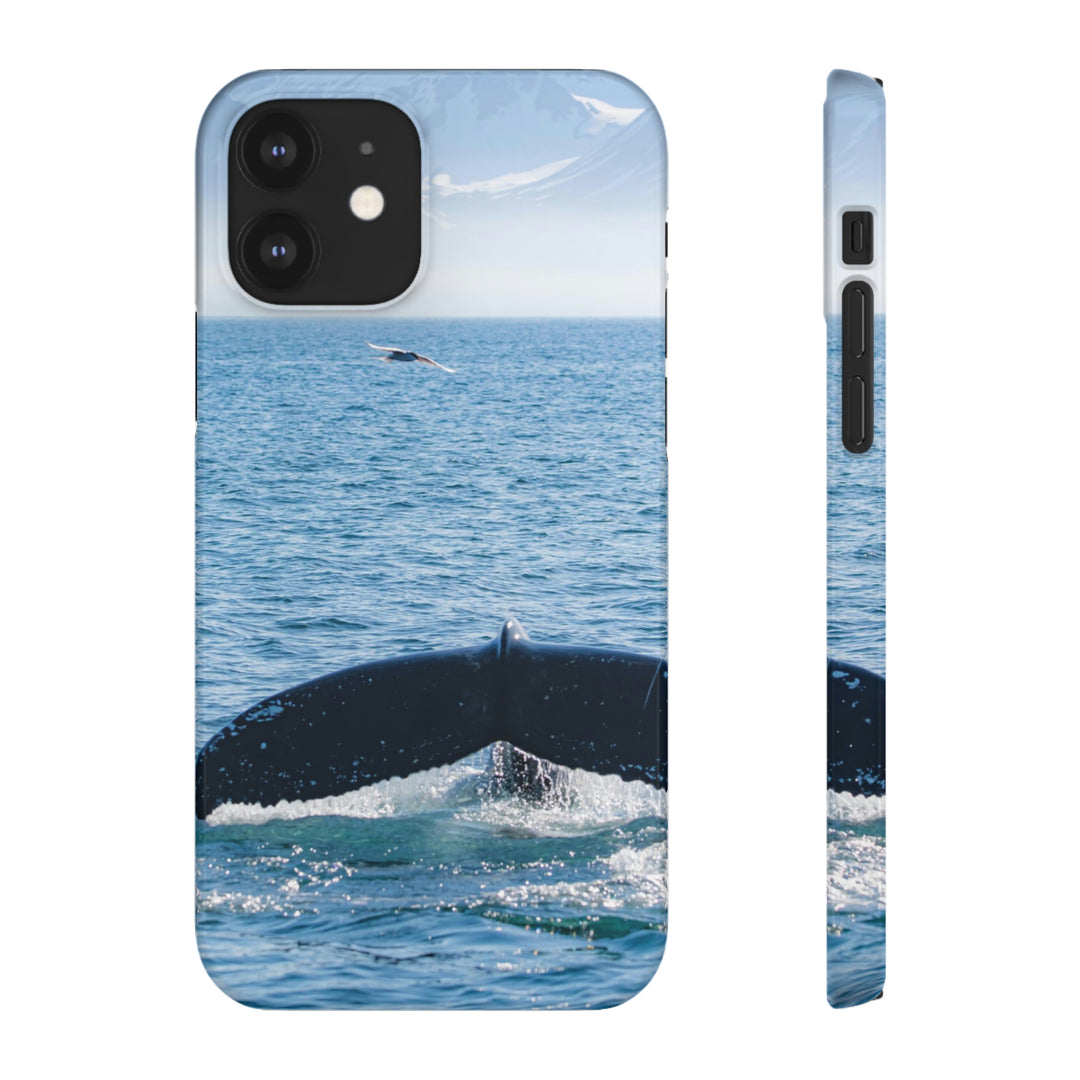 A Whale and A Mountain - Phone Case