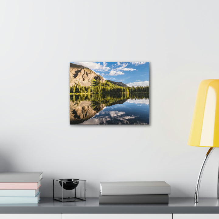 Mountain Scene Reflected - Canvas