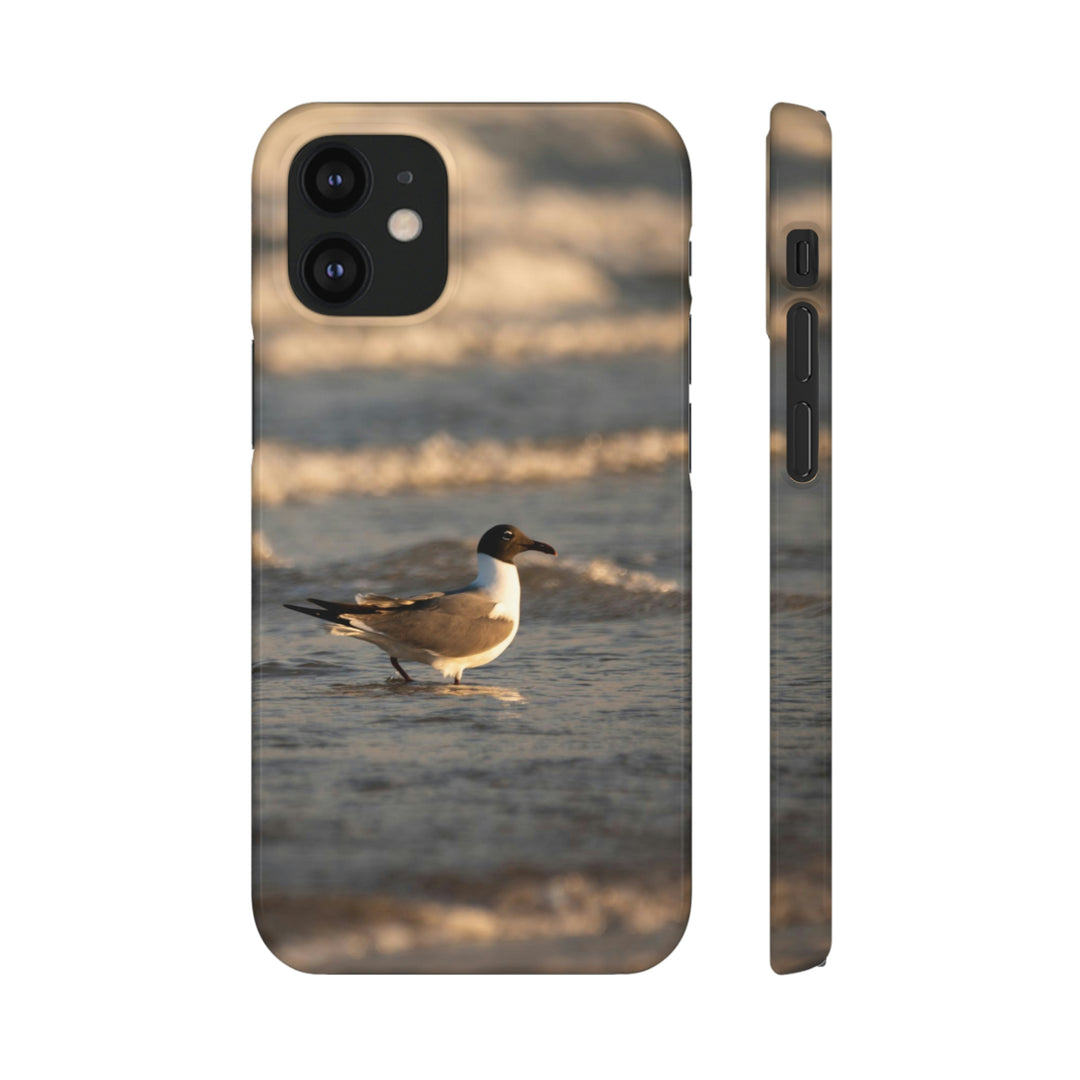 Laughing Gull in the Surf - Phone Case