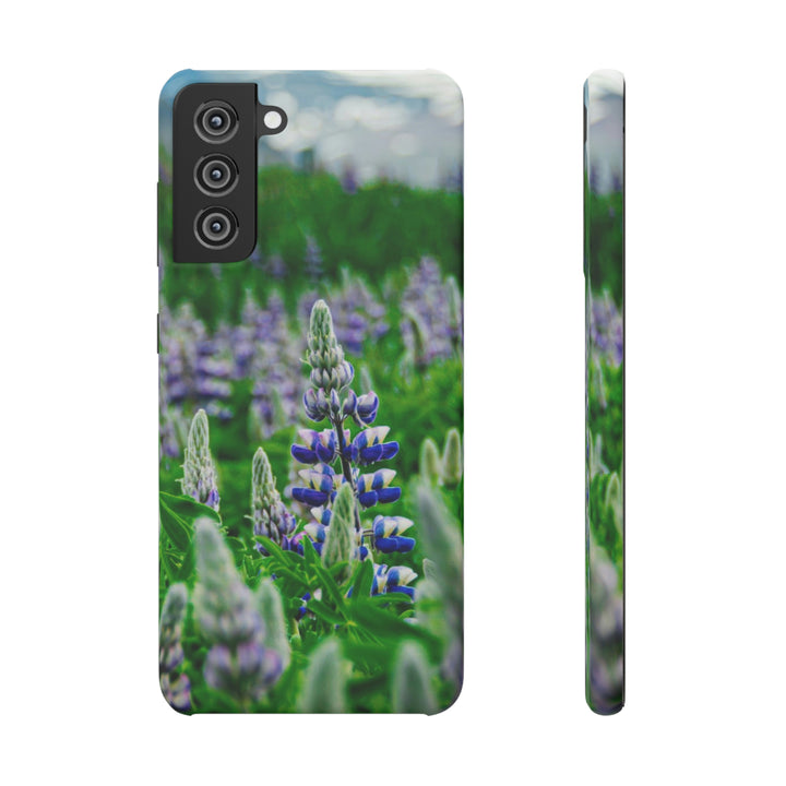 Glowing Lupin with Mountains - Phone Case