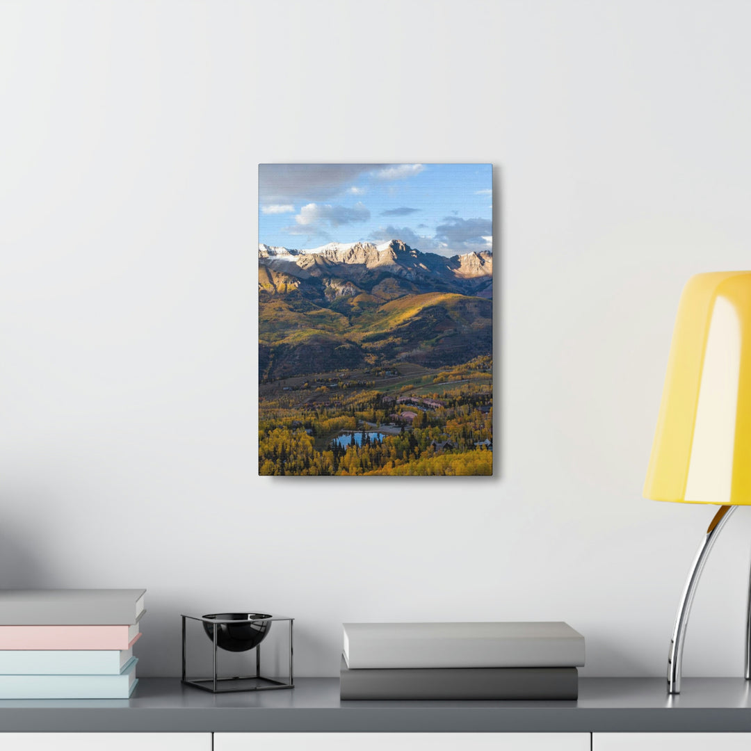 Glowing Mountainside - Canvas