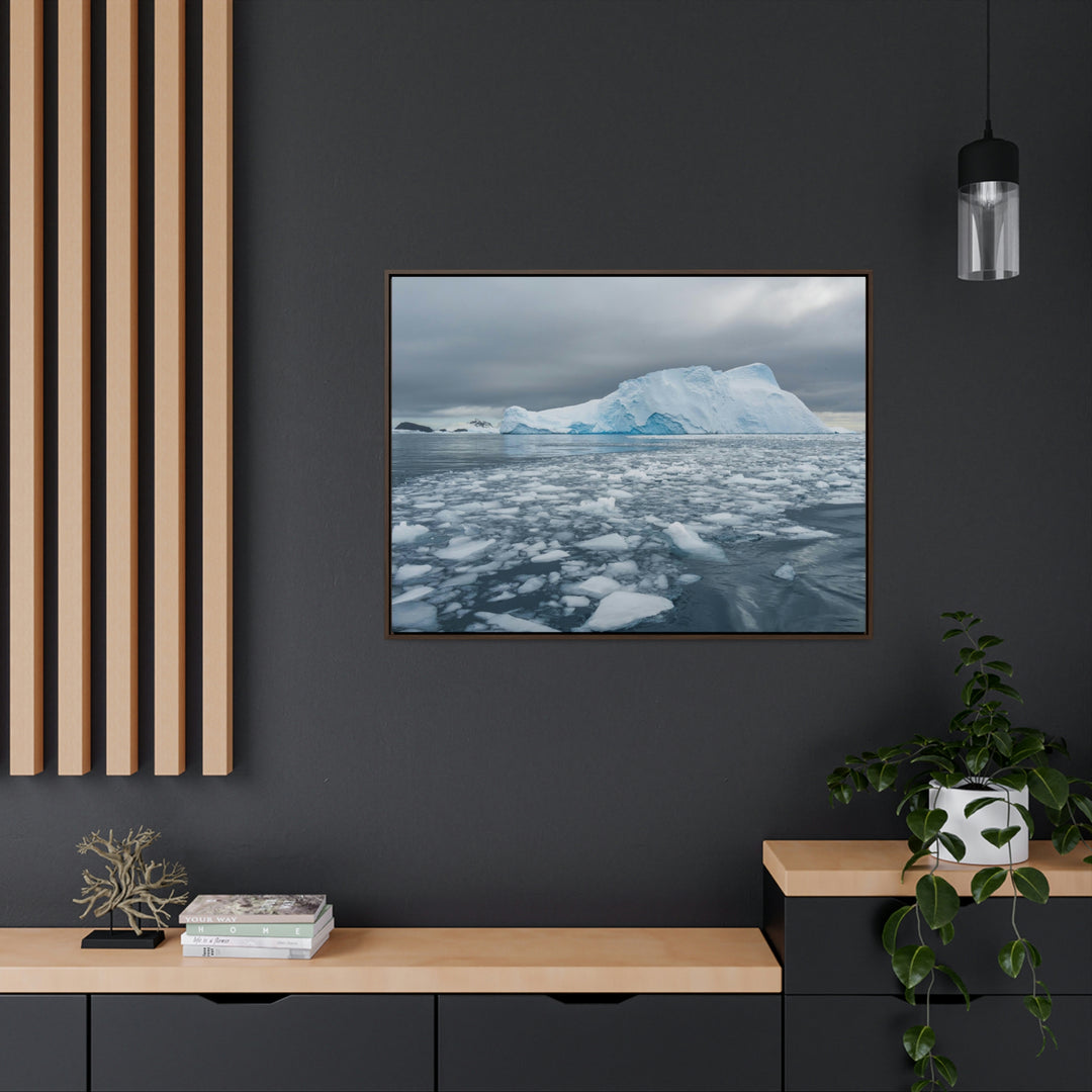 Lane of Ice - Canvas with Frame