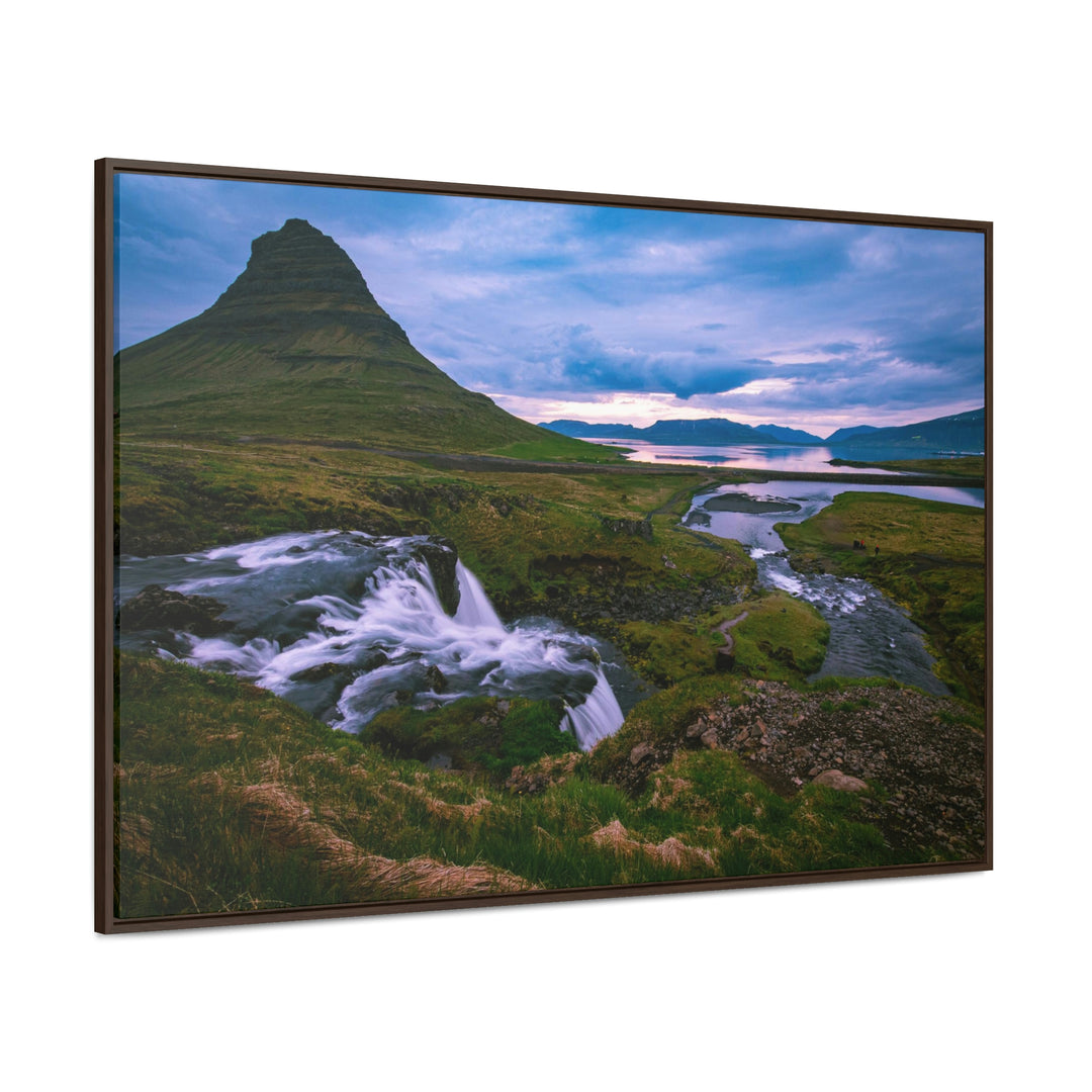 An Icelandic Sunset - Canvas with Frame