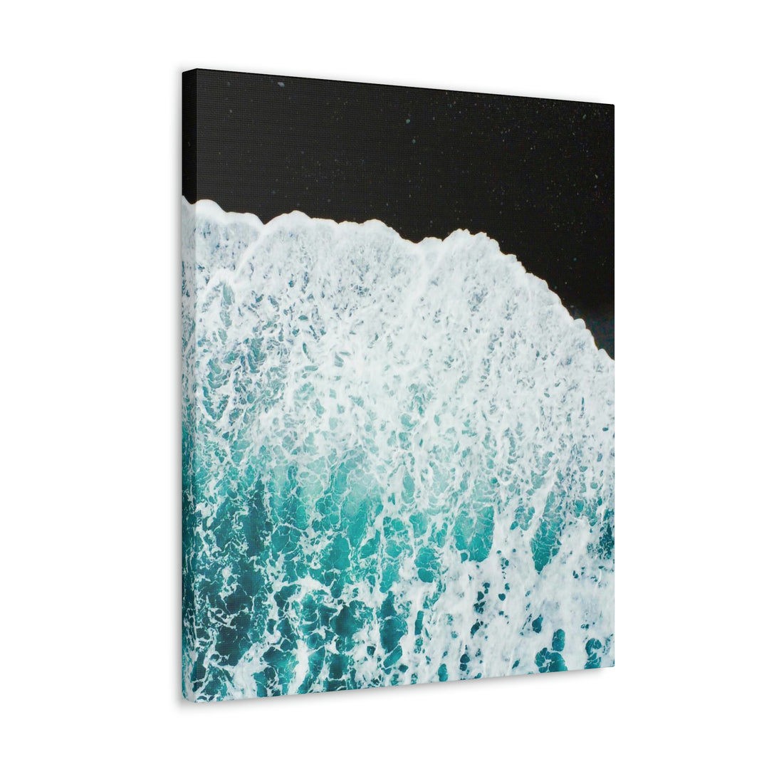 A Wave on Volcanic Sand - Canvas