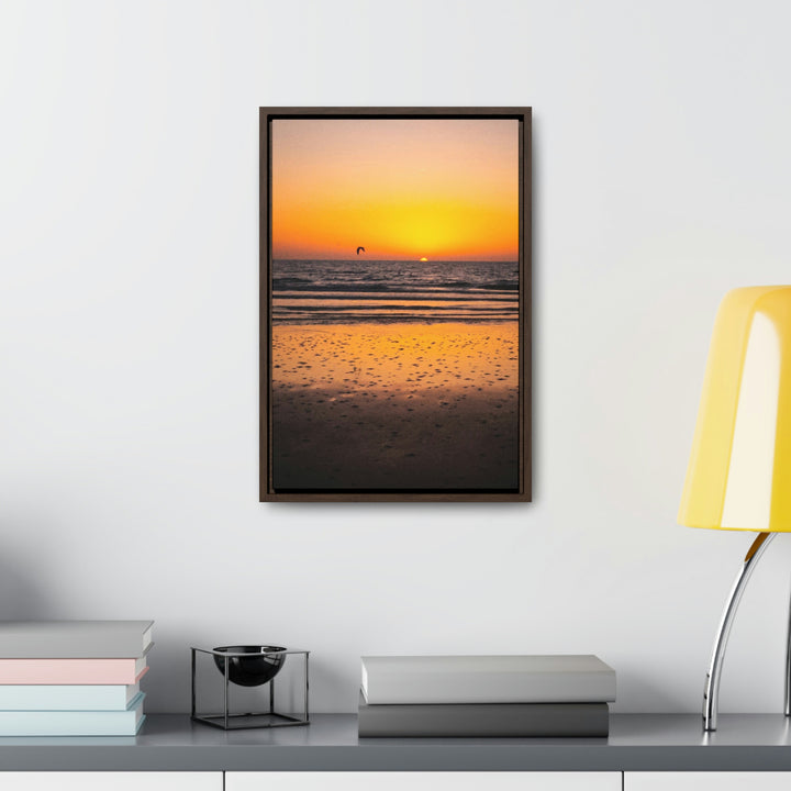 Sunrise on the Sea - Canvas with Frame