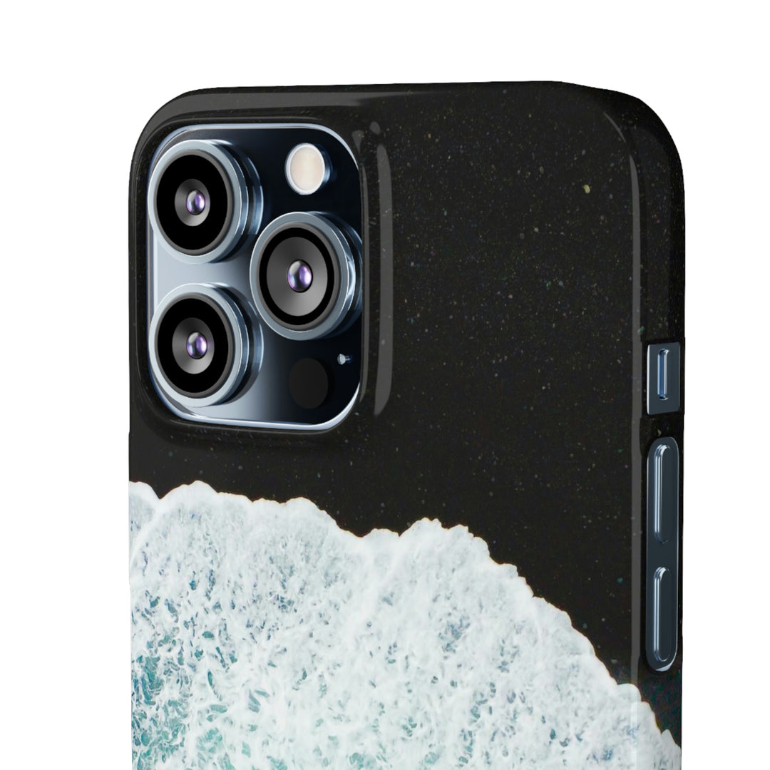 A Wave on Volcanic Sand - Phone Case