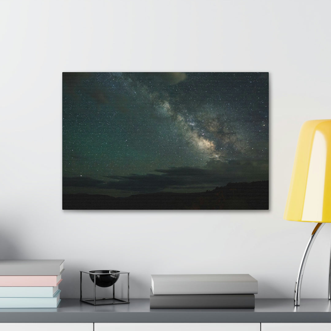 Milky Way Through the Clouds Part 2 - Canvas