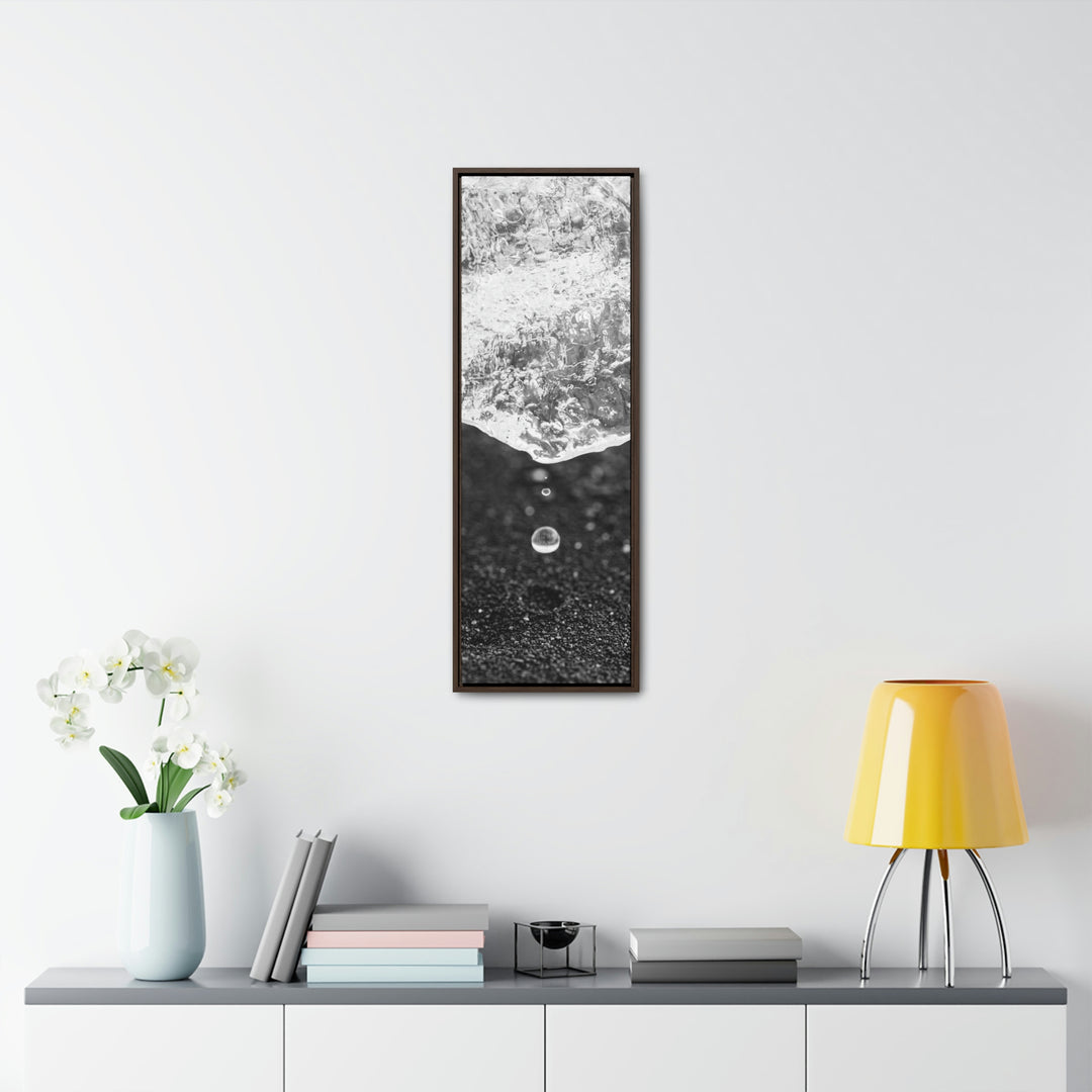 Suspended Droplet - Canvas with Frame