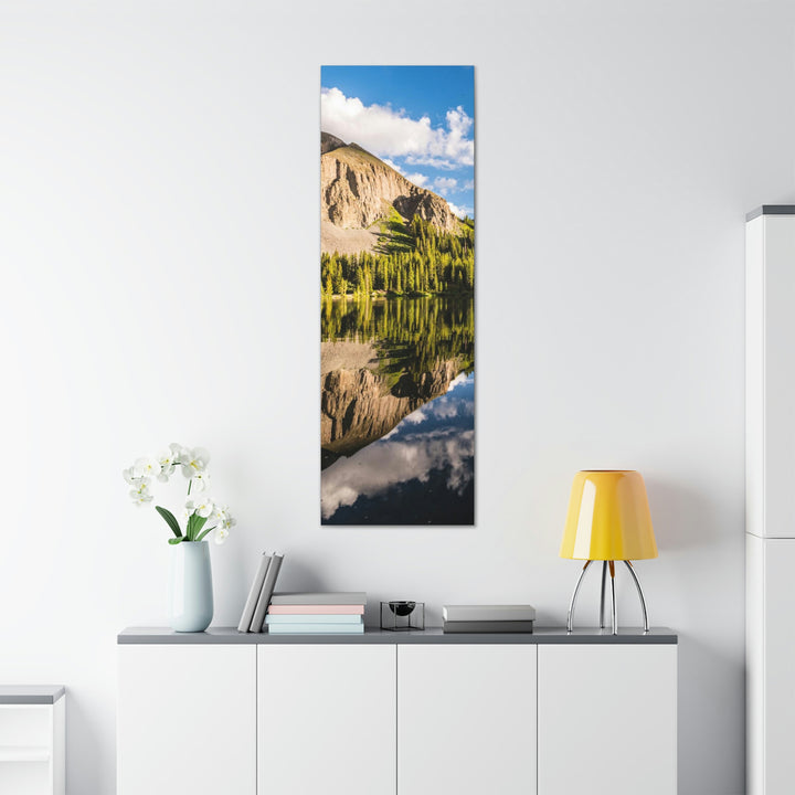 Mountain Scene Reflected - Canvas