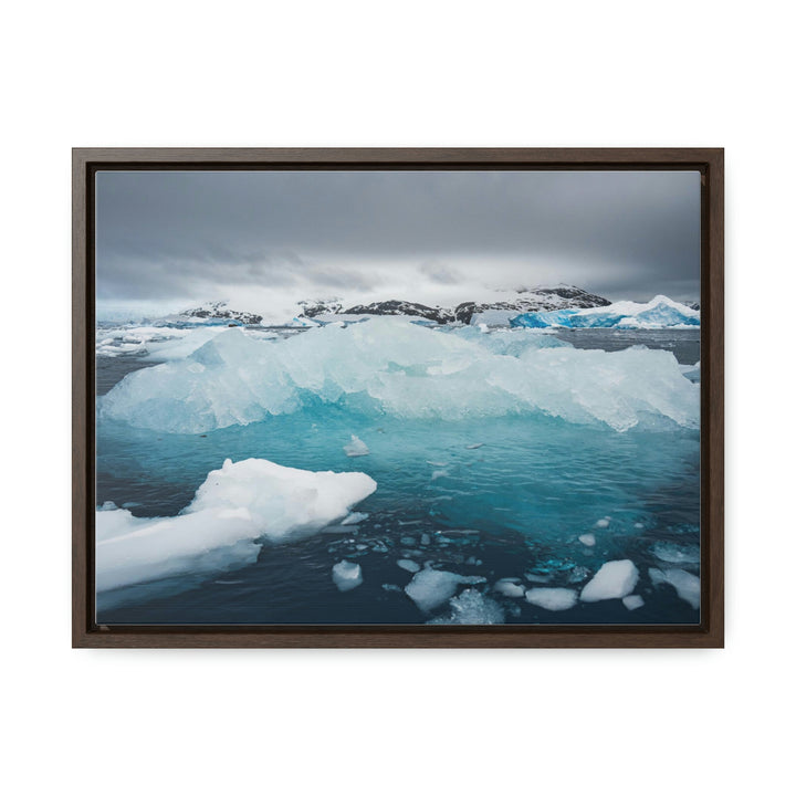 Floating Ice - Canvas with Frame