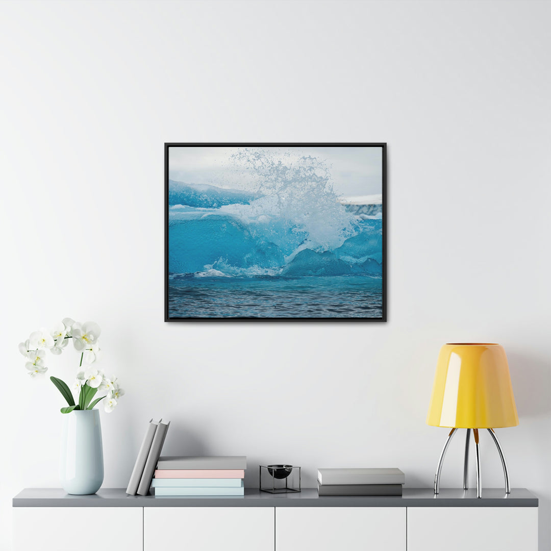 Freezing Splash - Canvas with Frame