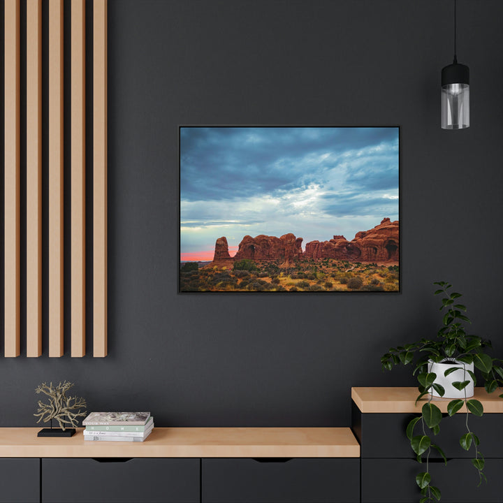 Arches at Sunset - Canvas with Frame