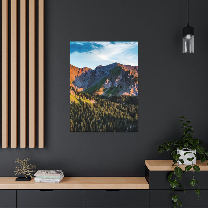 Fading Mountain Light - Canvas