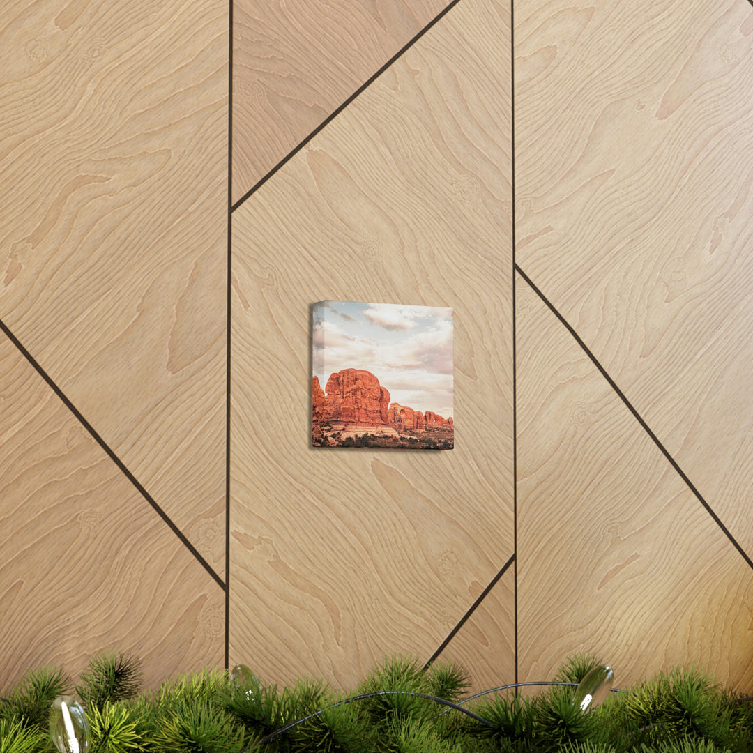 A Desert Sunset - Canvas